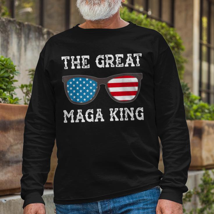 Anti Joe Biden Ultra Maga The Return Of The Great Maga King V3 Unisex Long Sleeve Gifts for Old Men