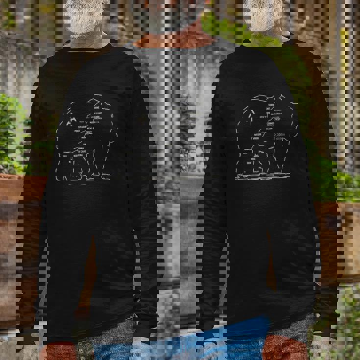 Appalachian Trail Bear Symbol Of Appalachian National Park Long Sleeve T-Shirt T-Shirt Gifts for Old Men