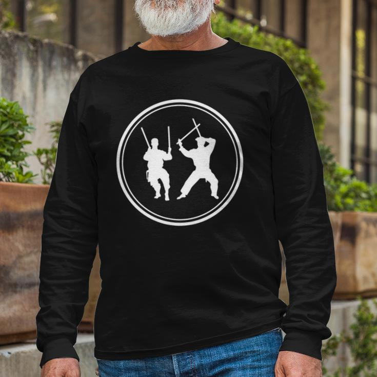 Arnis Eskrima Escrima Philippines Filipino Martial Arts Long Sleeve T-Shirt T-Shirt Gifts for Old Men