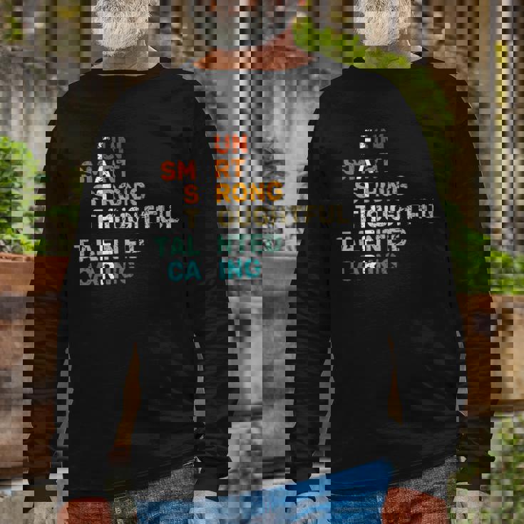 Best Dad From Daughter Fathers Day Birthday From Son Long Sleeve T-Shirt Gifts for Old Men