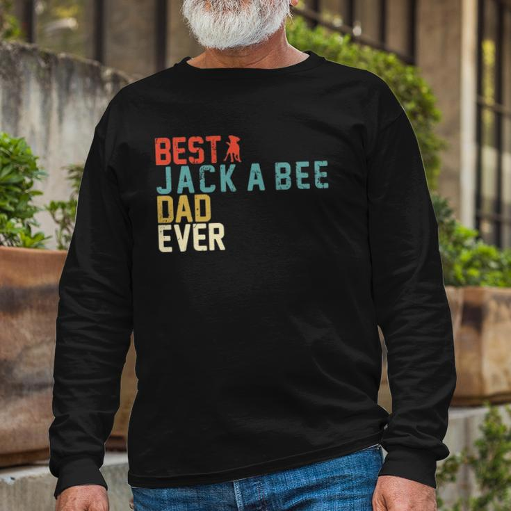 Best Jack-A-Bee Dad Ever Retro Vintage Long Sleeve T-Shirt T-Shirt Gifts for Old Men