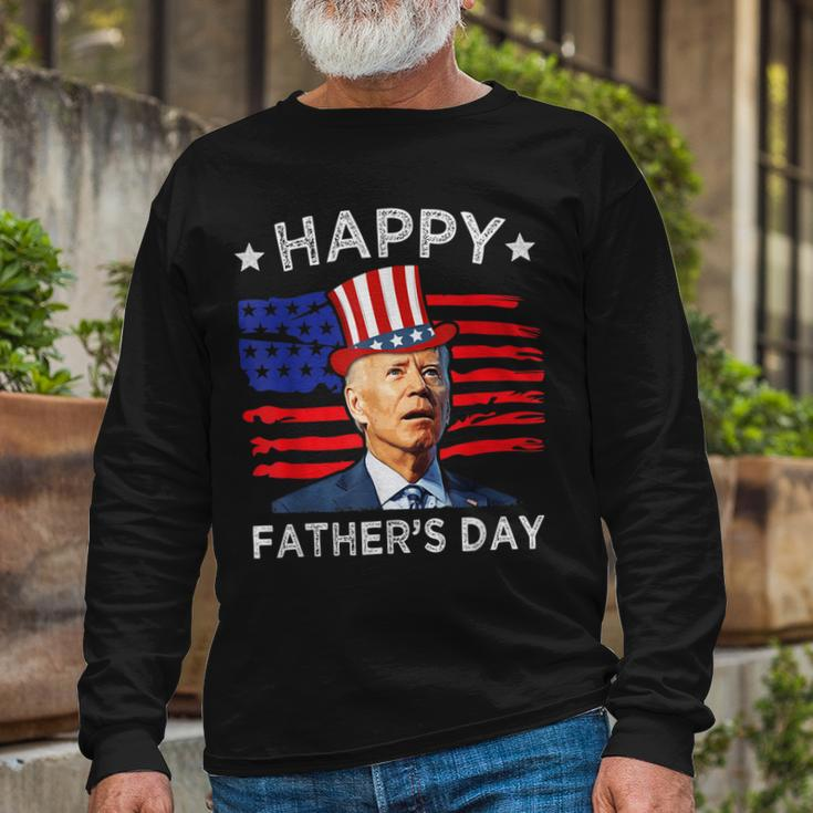 Biden 4Th Of July Joe Biden Happy Fathers Day Long Sleeve T-Shirt Gifts for Old Men