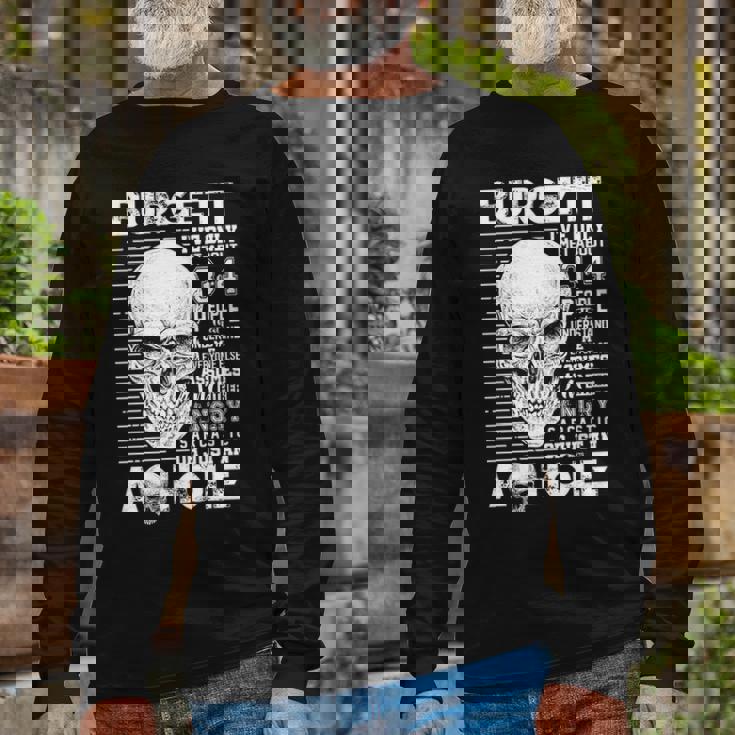 Burgett Name Burgett Ive Only Met About 3 Or 4 People Long Sleeve T-Shirt Gifts for Old Men
