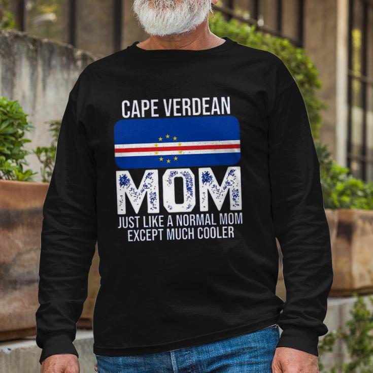 Cape Verdean Mom Cape Verde Flag For Long Sleeve T-Shirt T-Shirt Gifts for Old Men