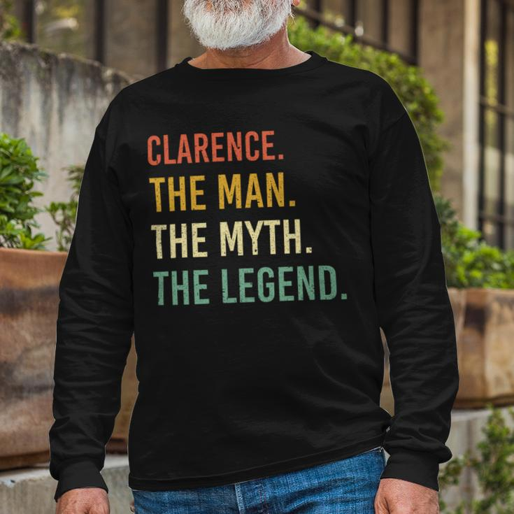 Clarence Name Shirt Clarence Name V3 Long Sleeve T-Shirt Gifts for Old Men