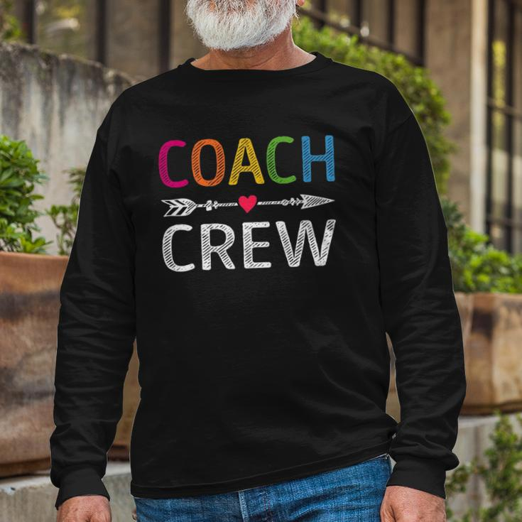 Coach Crew Instructional Coach Teacher Long Sleeve T-Shirt Gifts for Old Men