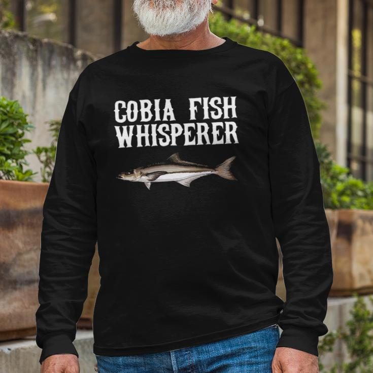 Cobia Whisperer Fish Lover Long Sleeve T-Shirt T-Shirt Gifts for Old Men