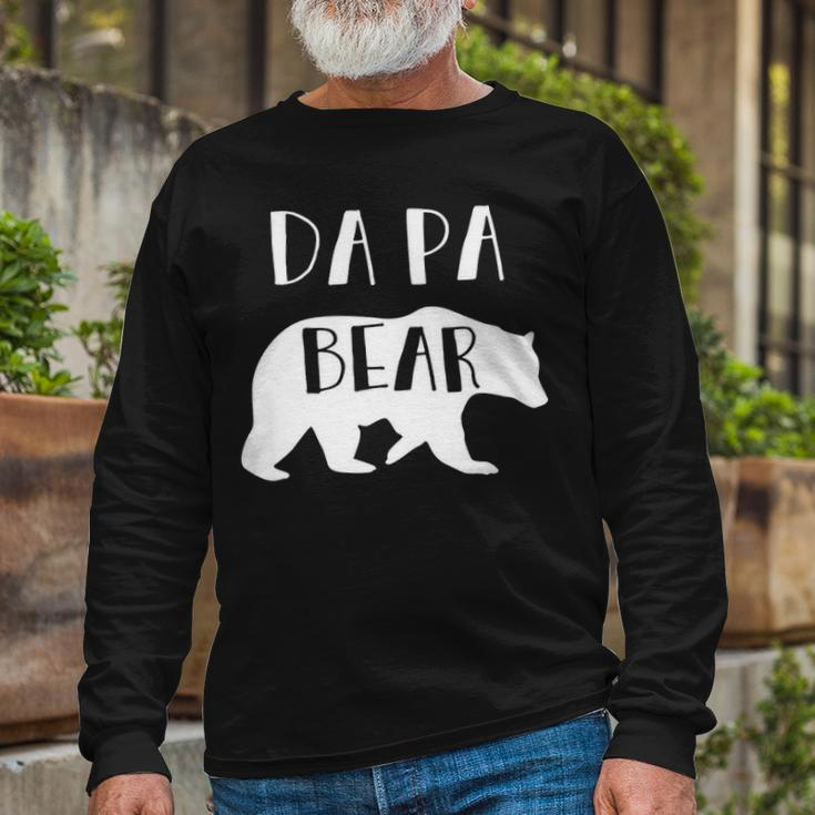 Da Pa Grandpa Da Pa Bear Long Sleeve T-Shirt Gifts for Old Men