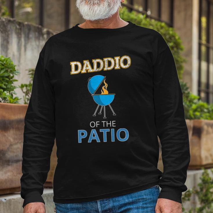 Daddio Of The Patio Fathers Day Bbq Grill Dad Long Sleeve T-Shirt T-Shirt Gifts for Old Men