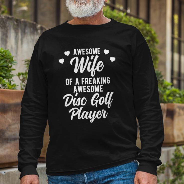Disc Golfer Husband For Disc Golf Player Wife Long Sleeve T-Shirt T-Shirt Gifts for Old Men