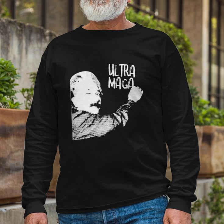 Einstein Write Ultra Maga Trump Support Long Sleeve T-Shirt T-Shirt Gifts for Old Men