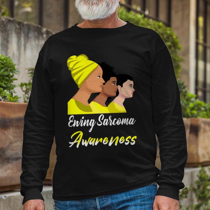 Ewings Sarcoma Awareness Yellow Women Ewings Sarcoma Ewings Sarcoma Awareness Unisex Long Sleeve Gifts for Old Men