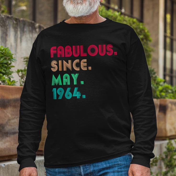 Fabulous Since V5 Unisex Long Sleeve Gifts for Old Men