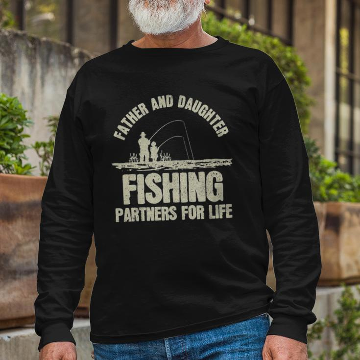Father & Daughter Fishing Partners Fathers Day Long Sleeve T-Shirt
