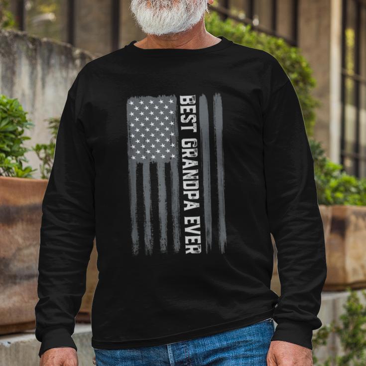 Fathers Day Best Dad Ever With Us V2 Unisex Long Sleeve Gifts for Old Men