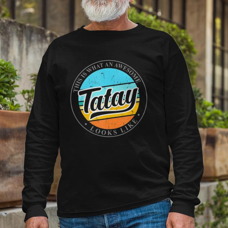 Fathers Day For Tatay Filipino Pinoy Dad Long Sleeve T-Shirt T-Shirt Gifts for Old Men