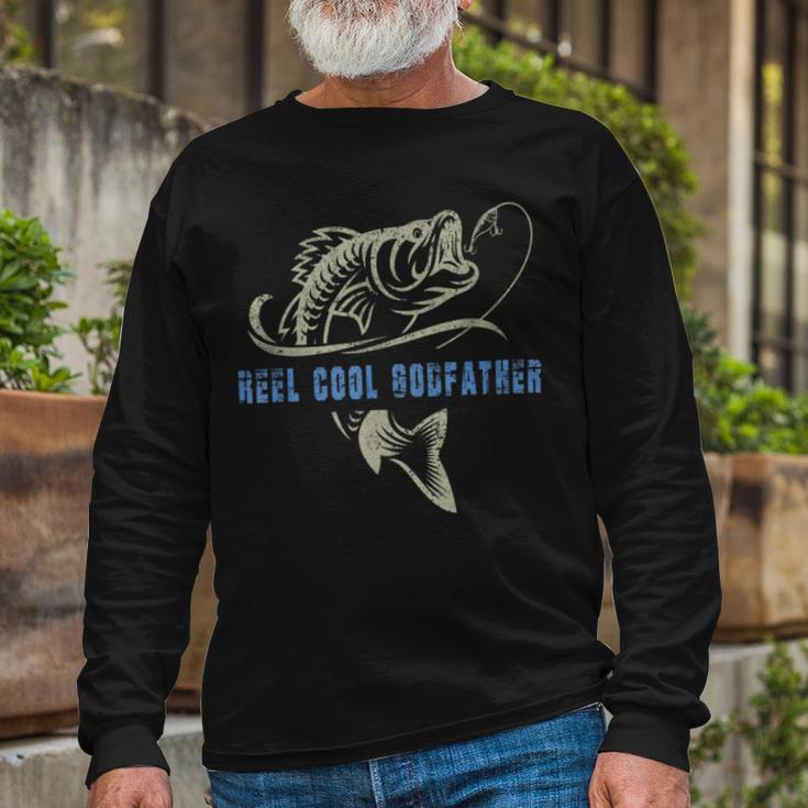 Fishing Reel Cool Godfather V2 Unisex Long Sleeve Gifts for Old Men