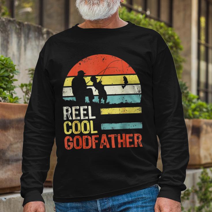 Fishing Reel Cool Godfather V3 Unisex Long Sleeve Gifts for Old Men