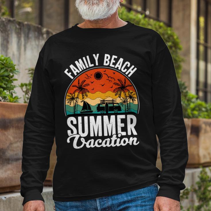 Funny Enjoy The Summer Family Beach Summer Vacation Unisex Long Sleeve Gifts for Old Men