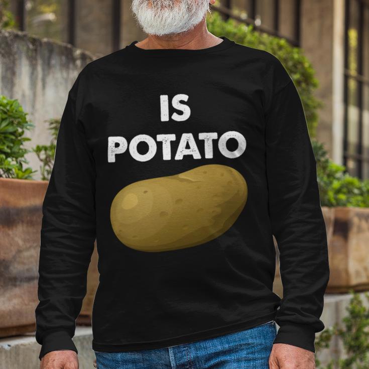 Funny Potato Unisex Long Sleeve Gifts for Old Men