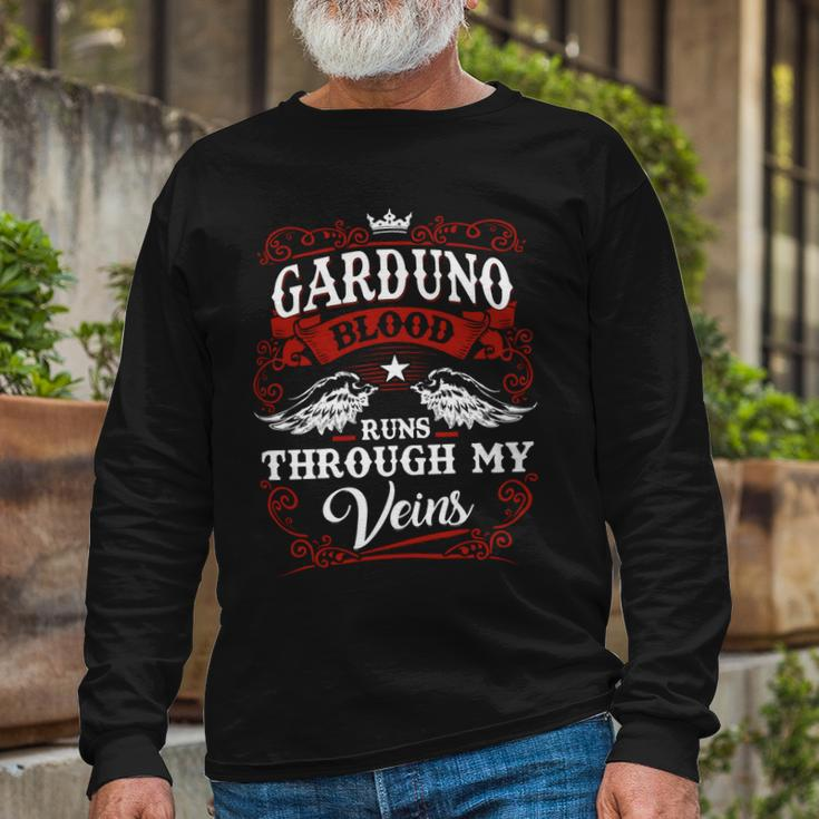 Garduno Name Shirt Garduno Name V2 Long Sleeve T-Shirt Gifts for Old Men
