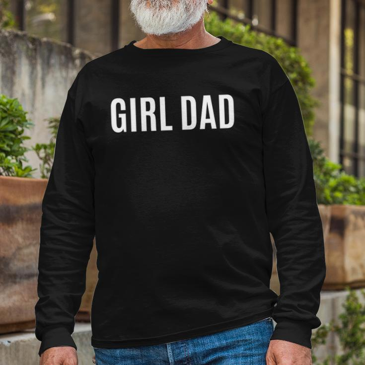 Girl Dad Fathers Day From Daughter Baby Girl Raglan Baseball Tee Long Sleeve T-Shirt T-Shirt Gifts for Old Men