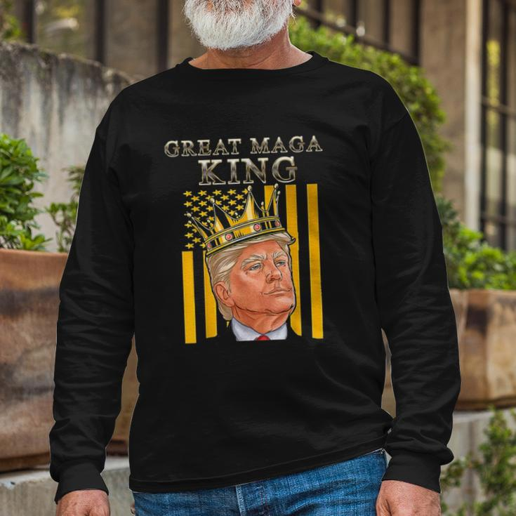 The Great Maga King The Return Of The Ultra Maga King Version Long Sleeve T-Shirt T-Shirt Gifts for Old Men