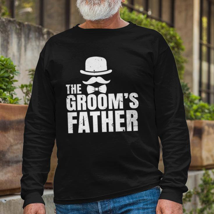 The Grooms Father Wedding Costume Father Of The Groom Long Sleeve T-Shirt T-Shirt Gifts for Old Men