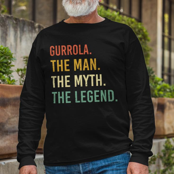 Gurrola Name Shirt Gurrola Name Long Sleeve T-Shirt Gifts for Old Men