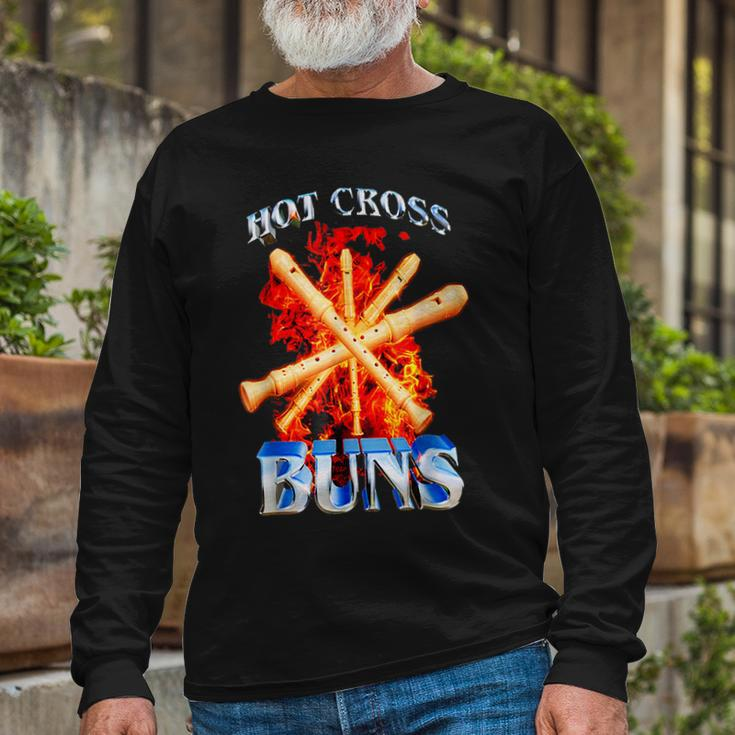 Hot Cross Buns V2 Long Sleeve T-Shirt T-Shirt Gifts for Old Men