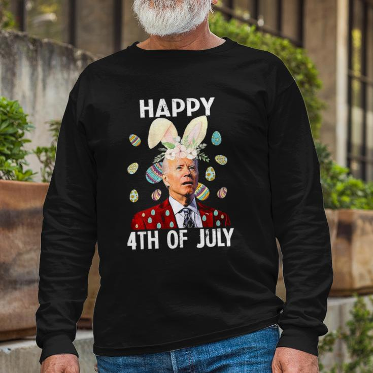 Joe Biden Merry Christmas Confused Easter Day Long Sleeve T-Shirt T-Shirt Gifts for Old Men