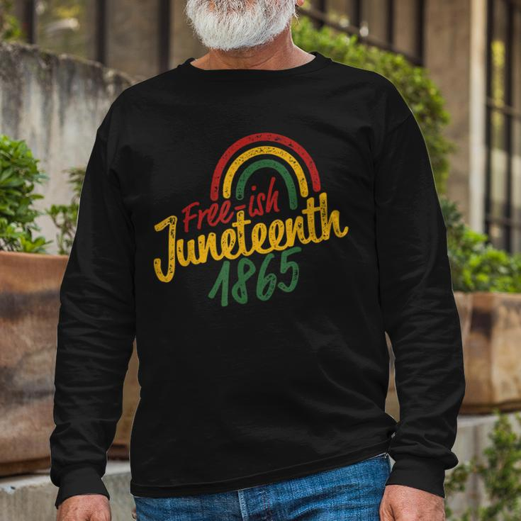 Junenth Free-Ish 1865 Junenth Long Sleeve T-Shirt T-Shirt Gifts for Old Men