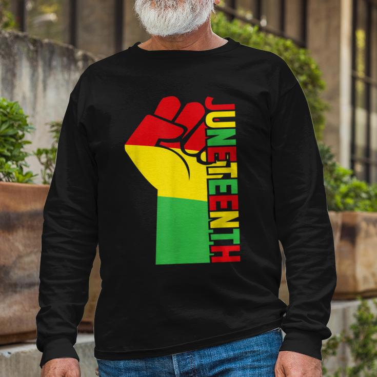 Juneteenth Independence Day 2022 Idea Long Sleeve T-Shirt T-Shirt Gifts for Old Men