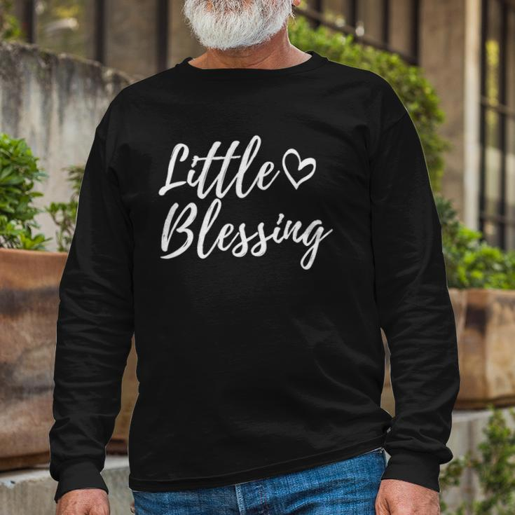Little Blessing Toddler Christmas Matching Long Sleeve T-Shirt T-Shirt Gifts for Old Men