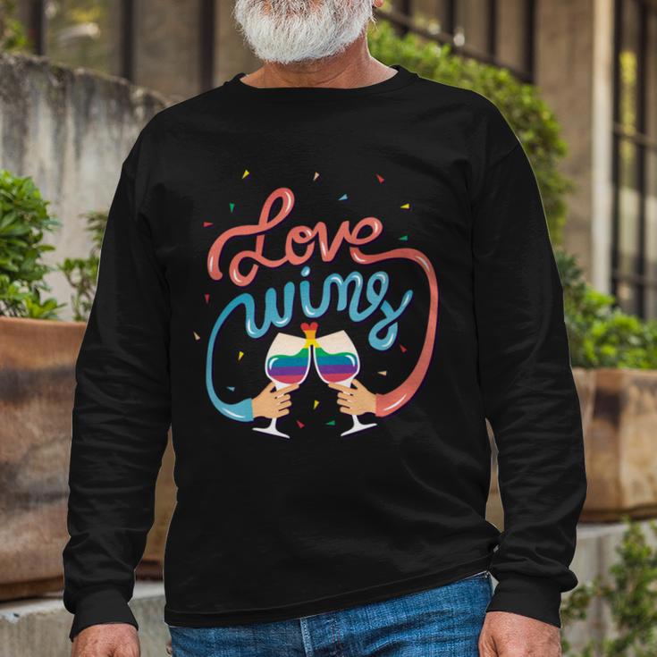 Love Wins 389 Trending Shirt Unisex Long Sleeve Gifts for Old Men