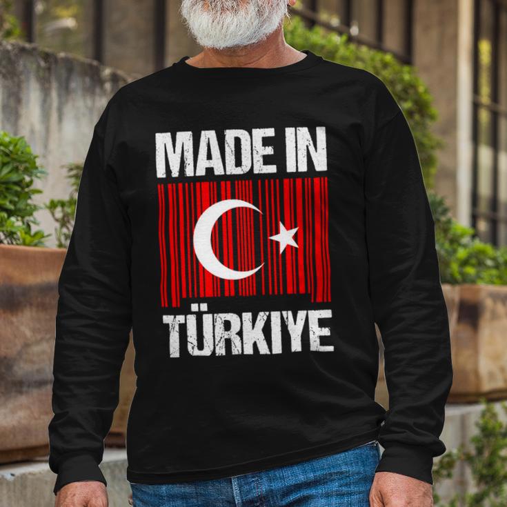 Made In Turkey Flag Turkish 8 Shirt Unisex Long Sleeve Gifts for Old Men