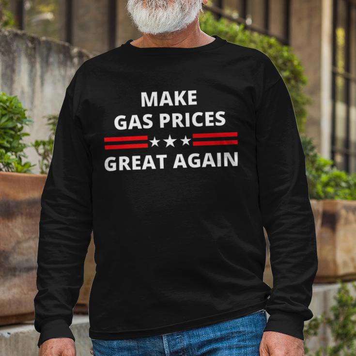 Make Gas Prices Great Again Anti-Biden Trump Republican 2024 414 Trending Shirt Unisex Long Sleeve Gifts for Old Men