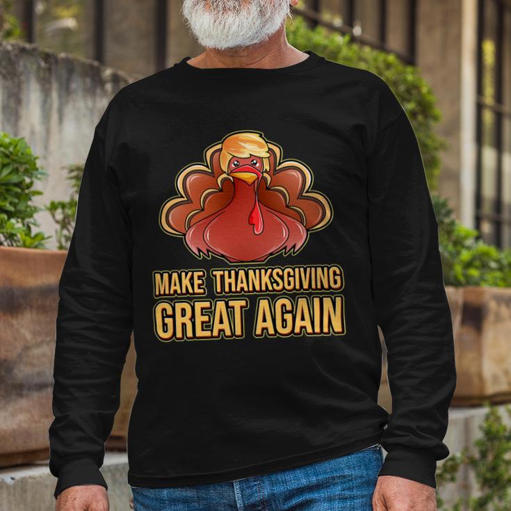 Make Thanksgiving Great Again Trump 907 Shirt Unisex Long Sleeve Gifts for Old Men