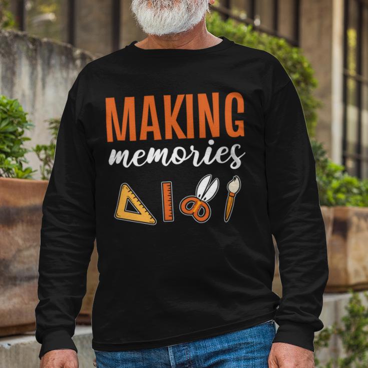 Making Memories Scrapbooking Scrapbook Unisex Long Sleeve Gifts for Old Men