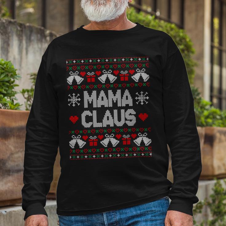 Mama Claus Christmas Ugly Sweater Unisex Long Sleeve Gifts for Old Men