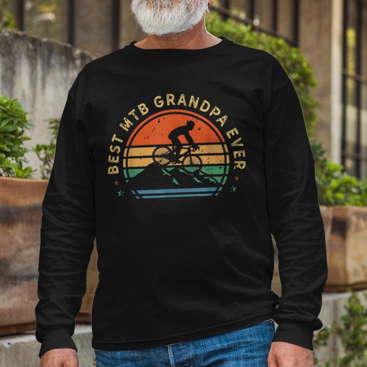 Mens Mountain Bike Retro Biking Vintage - Mtb Biker Grandpa Gifts 481 Trending Shirt Unisex Long Sleeve Gifts for Old Men