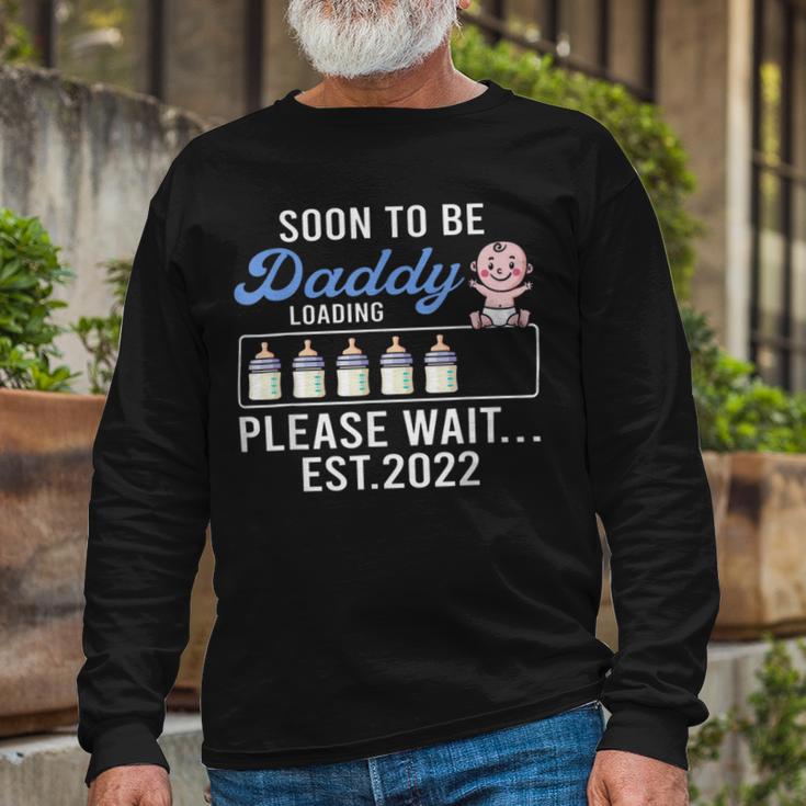 Mens New Dad Shirt Funny Pregnancy Announcement Soon To Be Daddy 277 Trending Shir Unisex Long Sleeve Gifts for Old Men