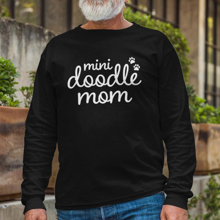 Mini Doodle Mom Miniature Goldendoodle Labradoodle Long Sleeve T-Shirt T-Shirt Gifts for Old Men