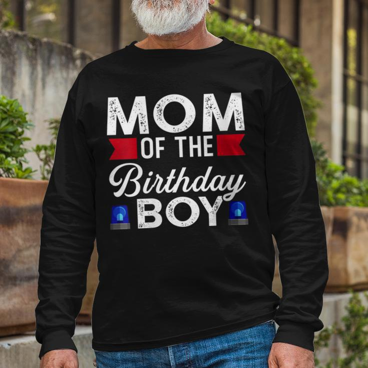 Mom Of The Birthday Boy Birthday Boy Long Sleeve T-Shirt Gifts for Old Men