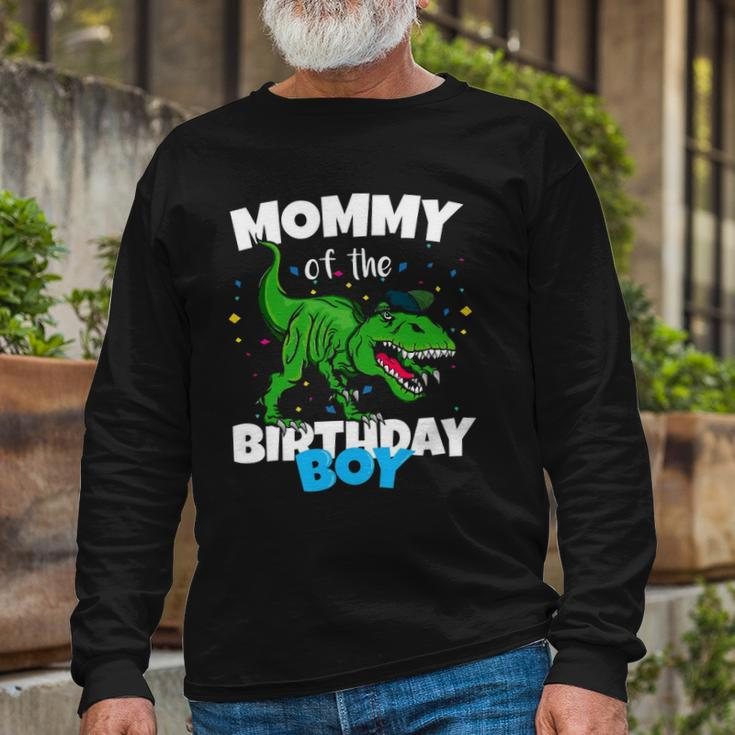 Mommy Of The Birthday Boy Dinosaurrex Anniversary Long Sleeve T-Shirt T-Shirt Gifts for Old Men