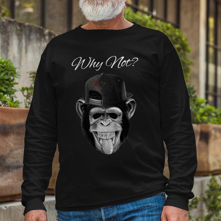 Monkey In A Cap 527 Trending Shirt Unisex Long Sleeve Gifts for Old Men