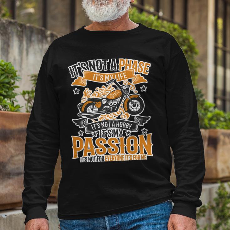 Motorcycle Passion Biker Cute Dreaming 488 Shirt Unisex Long Sleeve Gifts for Old Men