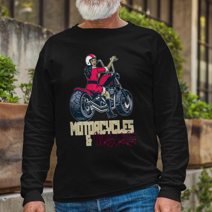 Motorcycles Mascara Excellent Dreaming 466 Shirt Unisex Long Sleeve Gifts for Old Men