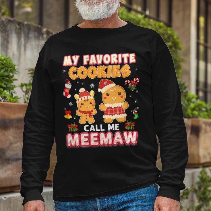 My Favorite Cookies Call Me Meemaw 882 Shirt Unisex Long Sleeve Gifts for Old Men