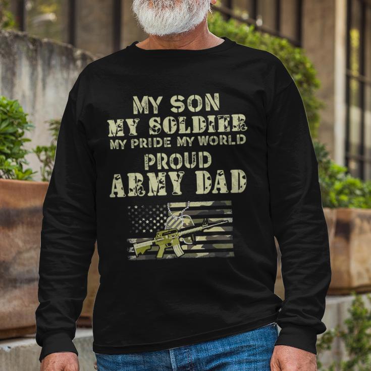 My Son My Soldier My Pride My World 695 Shirt Unisex Long Sleeve Gifts for Old Men